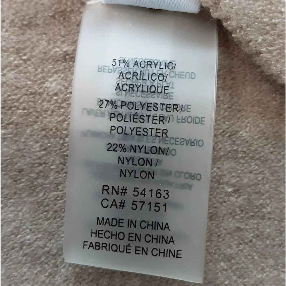 CALVIN KLEIN Logo Reversible Jacquard Heather Almond Beige Scarf - Unisex